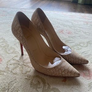 Snake Print Louboutin heels